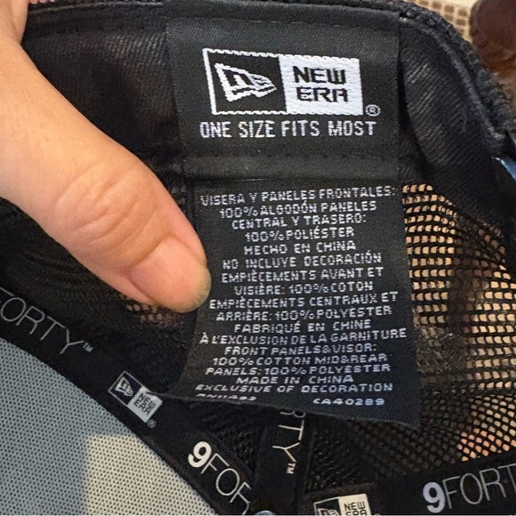 NWT~NEW ERA Atlanta 2000 All Star Game Embroidery Patch Camo Trucker Cap-OS - Picture 6 of 8